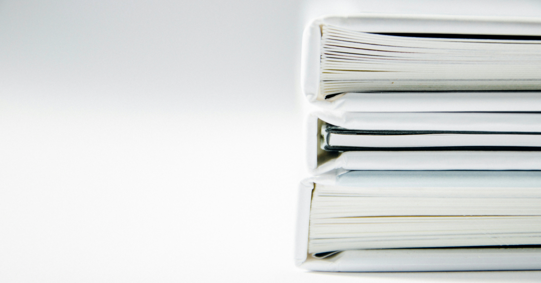 Case bound books.